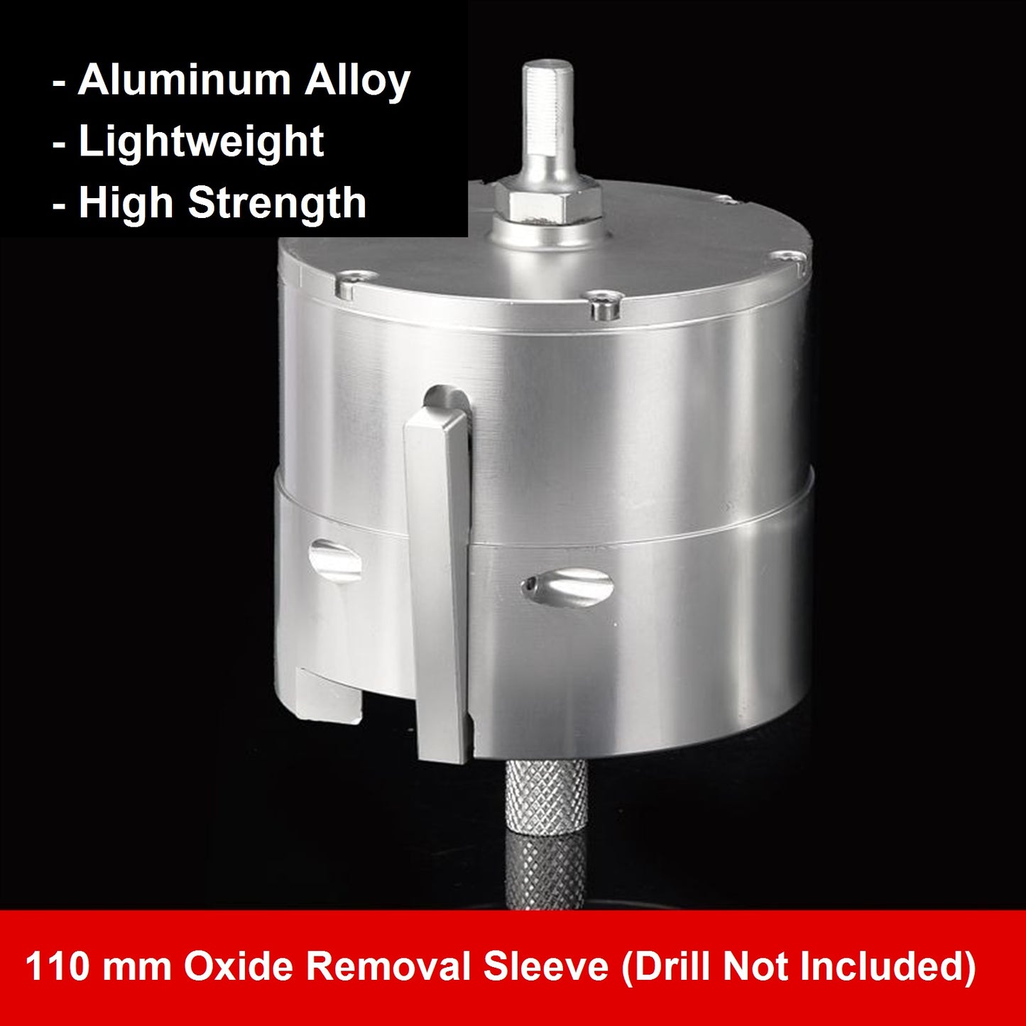110 mm PE pipe oxide removal sleeve scraper option