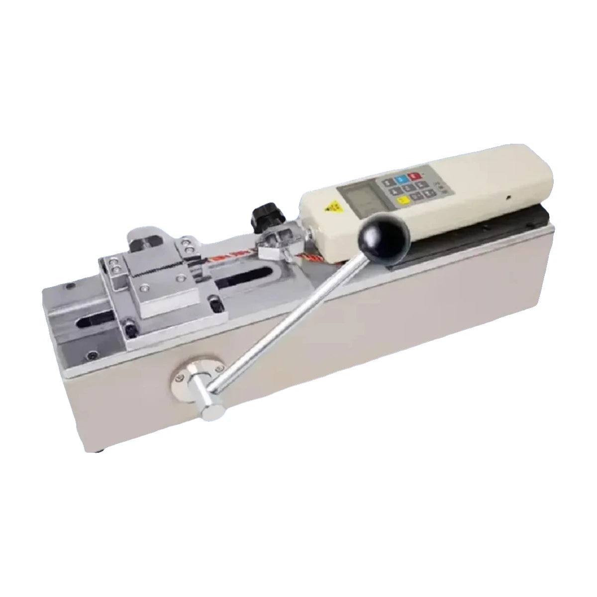 HF-500 digital force gauge and horizontal test stand fixture