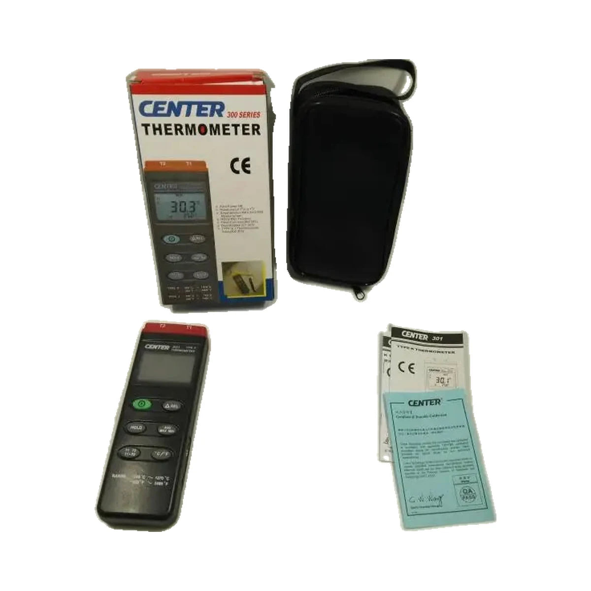 CENTER 301 Dual Input Digital Thermometer | -200~1370 °C K-Type Probe | 0.1 °C/0.1 °F product image 6