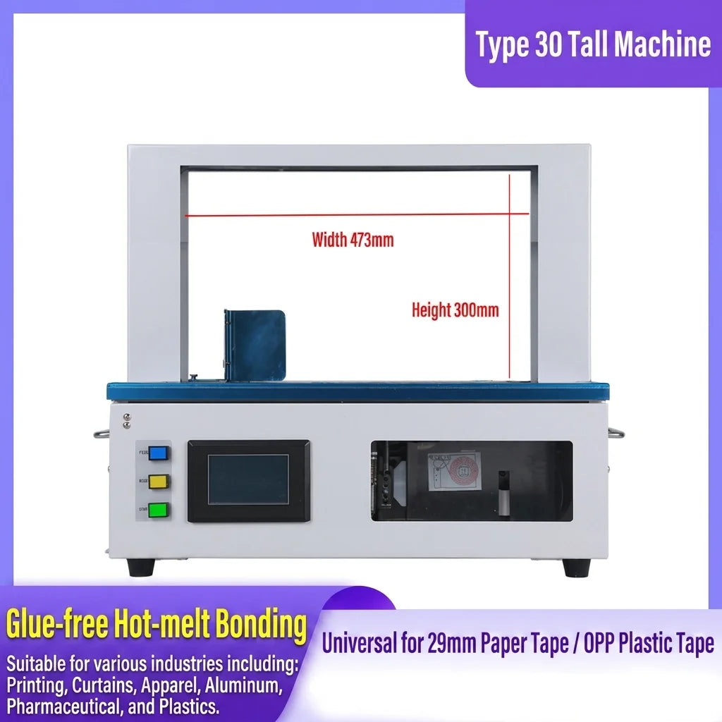 Automatic OPP Tape & Paper Banding Machine Dual-use Vegetable Food Strapping Machine product image 6