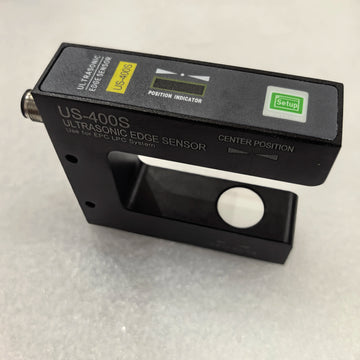 US-400S ultrasonic edge sensor position indicator and setup button