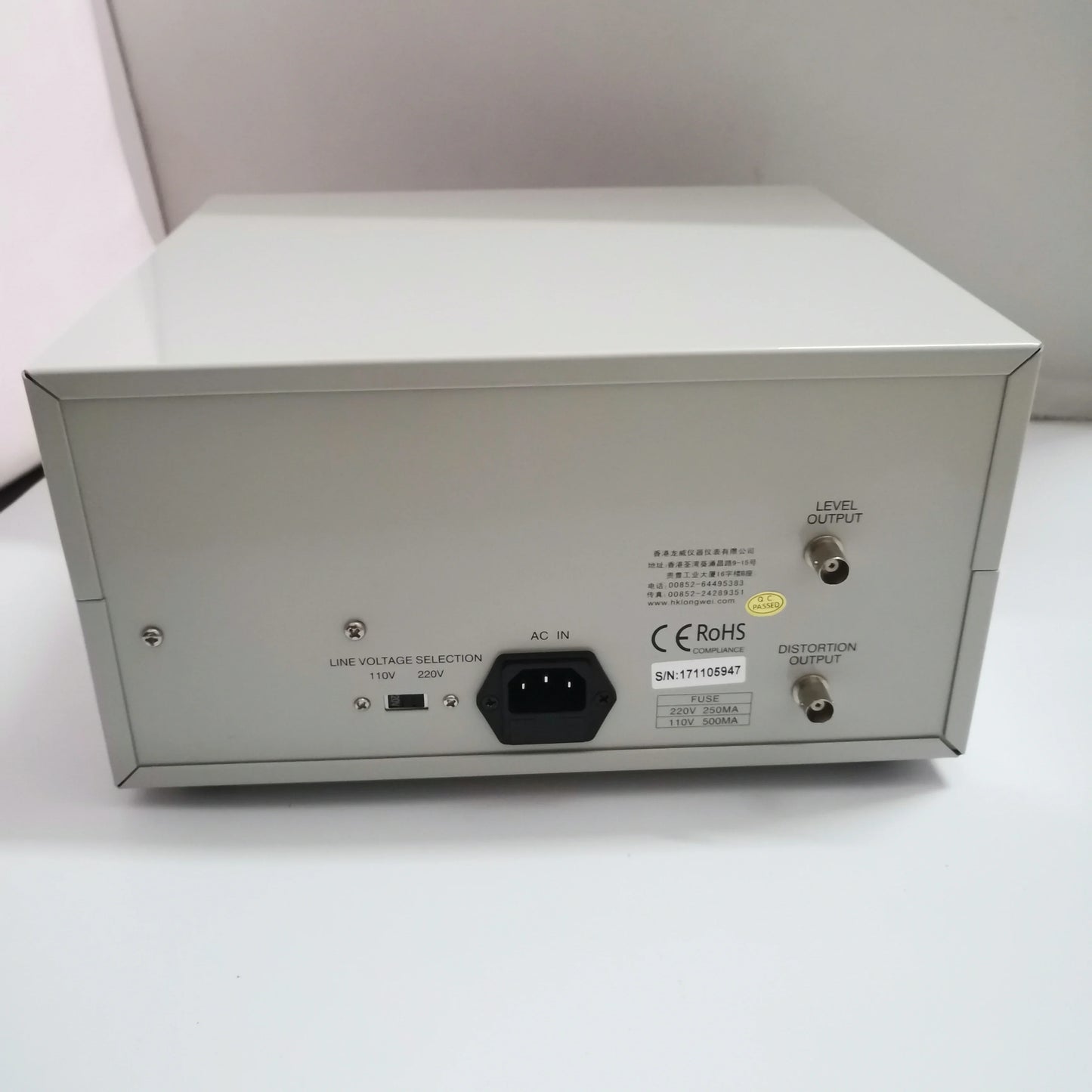 TDM-1911 Automatic Audio Distortion Meter | 0.01%-30% THD Analyzer | High-Precision Signal product detail image 4