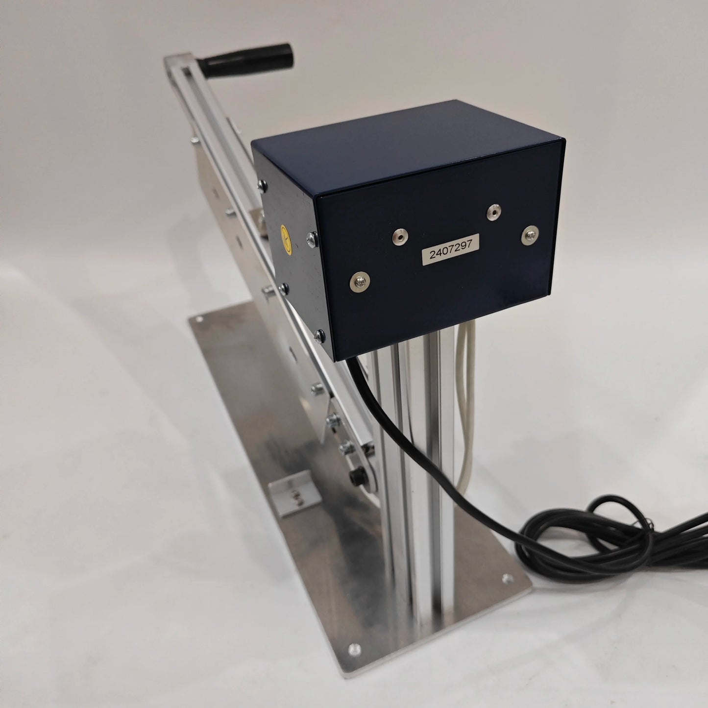 KD-90 hot knife cutter rear control box and power cord view