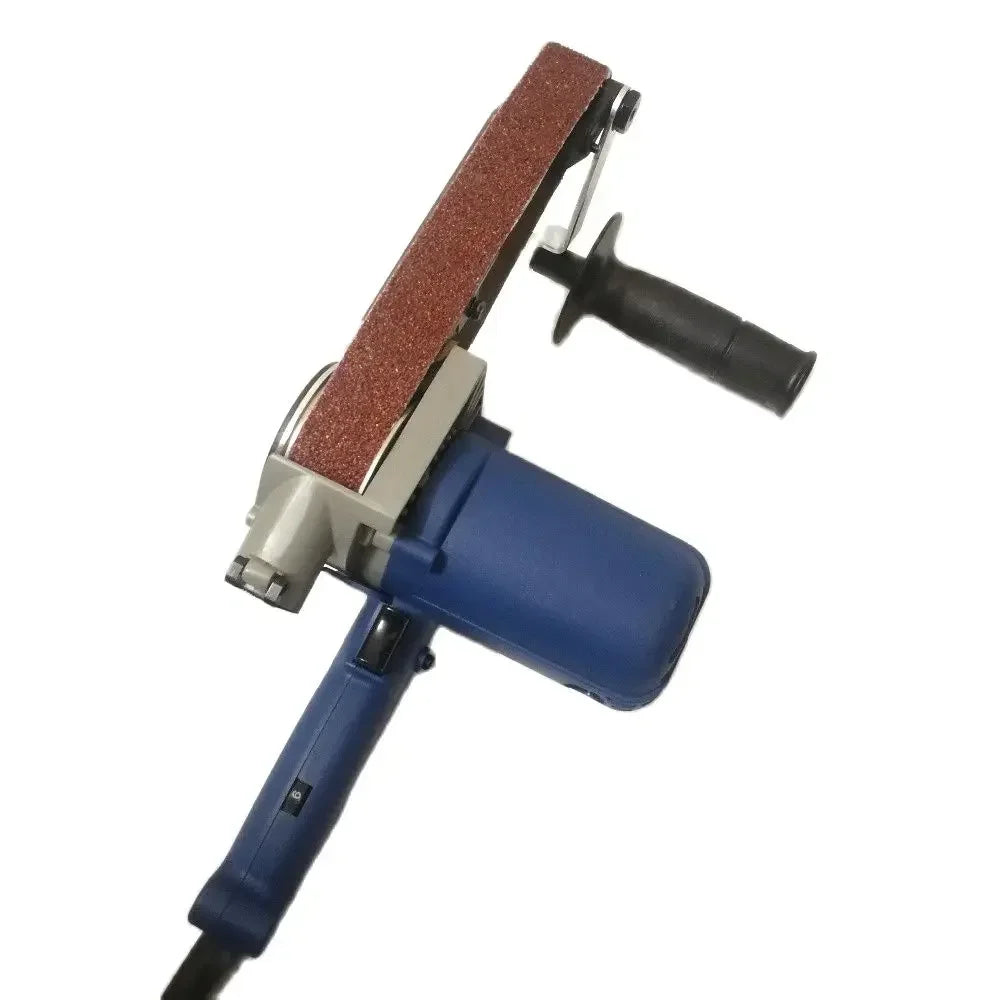 220V 550W Variable Speed Belt Sander Grinder Polisher 30×533mm Sanding Machine with 10pcs product detail image 6