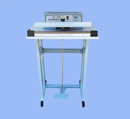 220V Foot Pedal Impulse Heat Sealer Poly Bag Film Sealing Machine