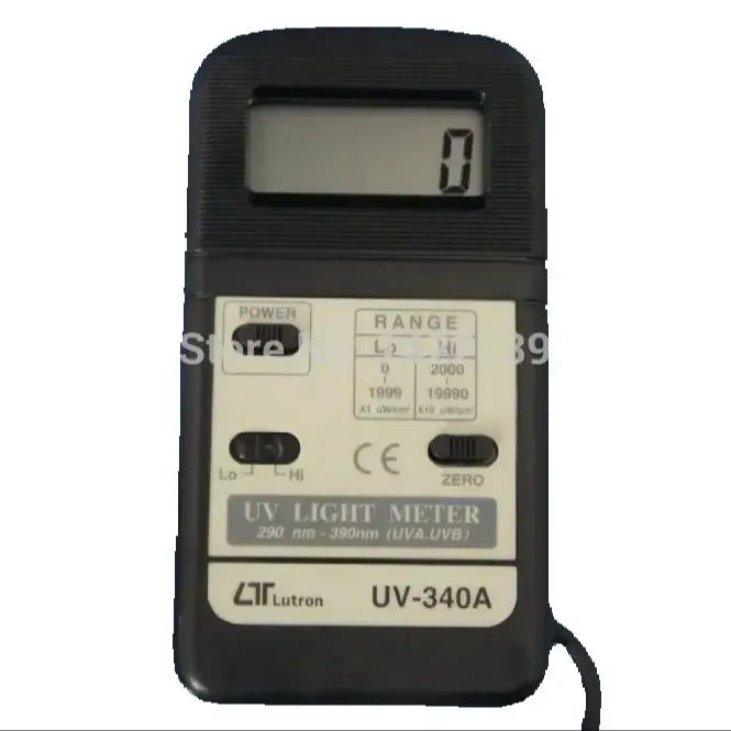 UV-340A Pocket UV Light Meter | UVA & UVB Intensity Tester Portable