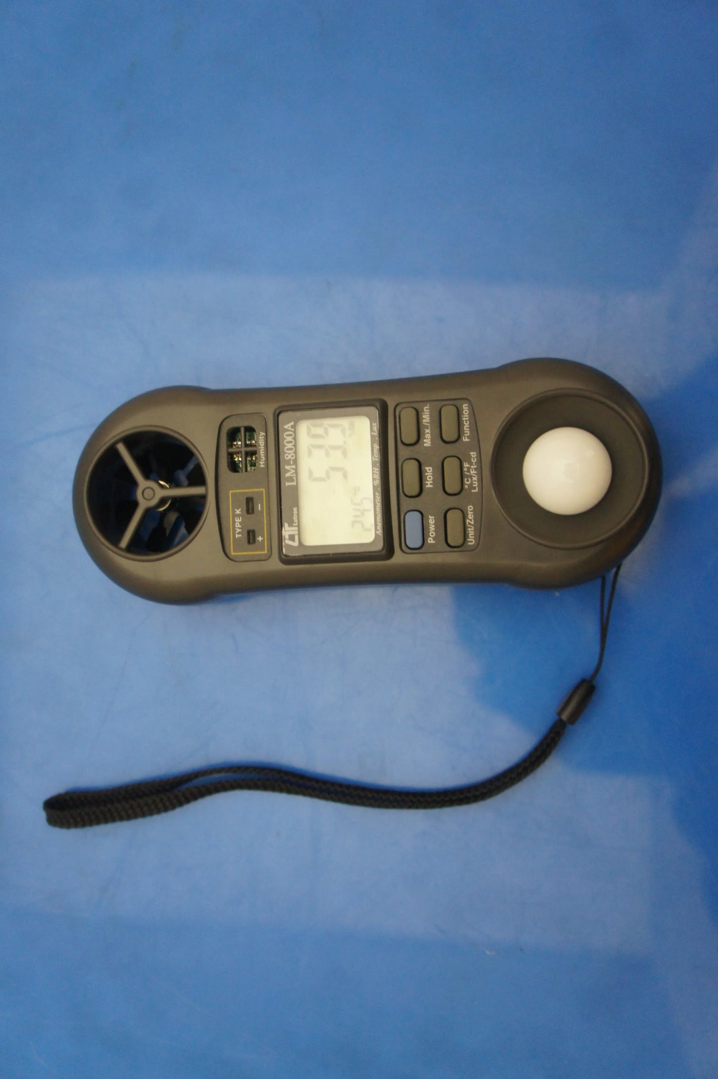 Lutron LM-8000A Digital 4-in-1 Environmental Quality Meter Anemometer Humidity Light product detail image 5