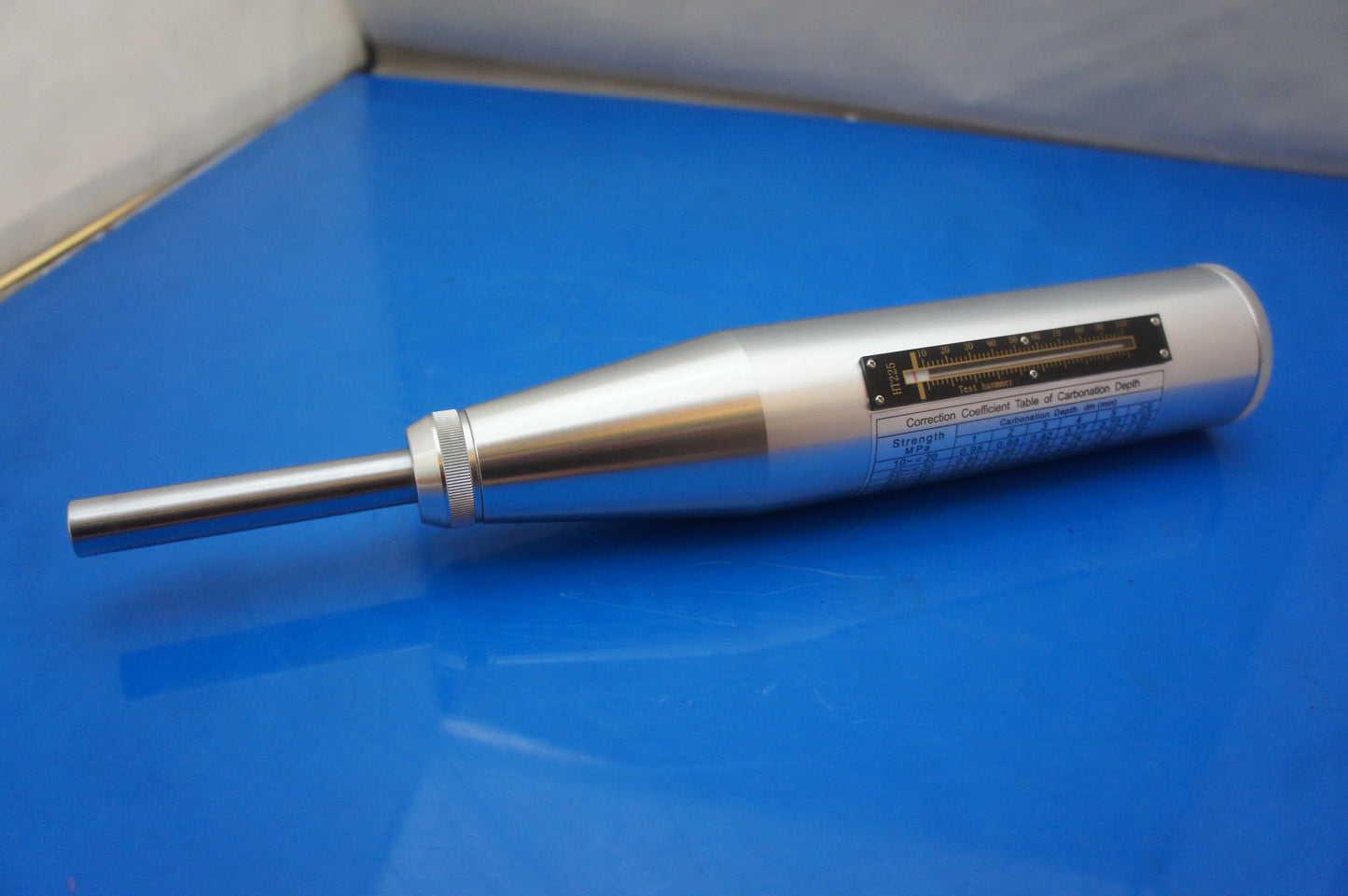 HT-225 Concrete Rebound Tester | Resiliometer Schmidt Swiss Hammer 10-60 MPa with English product detail image 6
