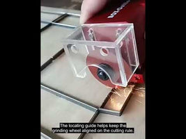 Pneumatic die nicker nick grinder operation demo for die board cutting rule groove cutting