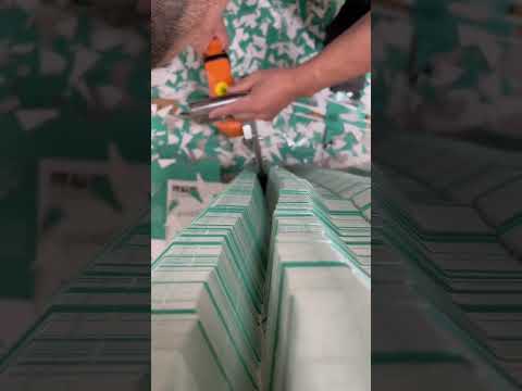 14 mm pneumatic carton waste stripper demo video for narrow die-cut edges