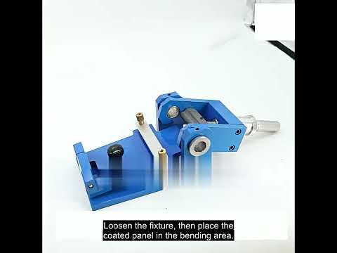 QTY-32 paint film bending tester demo video for coating flexibility test