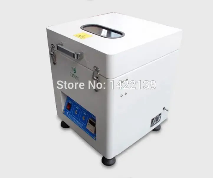 Closed ZB500S 220V solder paste mixer side view with front controls