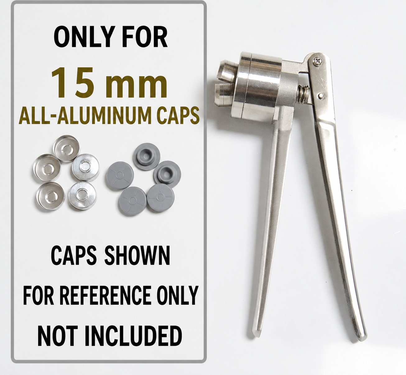 15 mm pure aluminum cap crimper selection