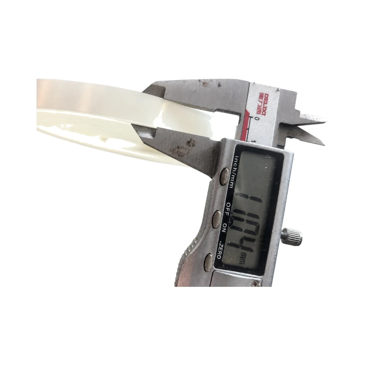 11 mm width measurement on OPP banding tape roll