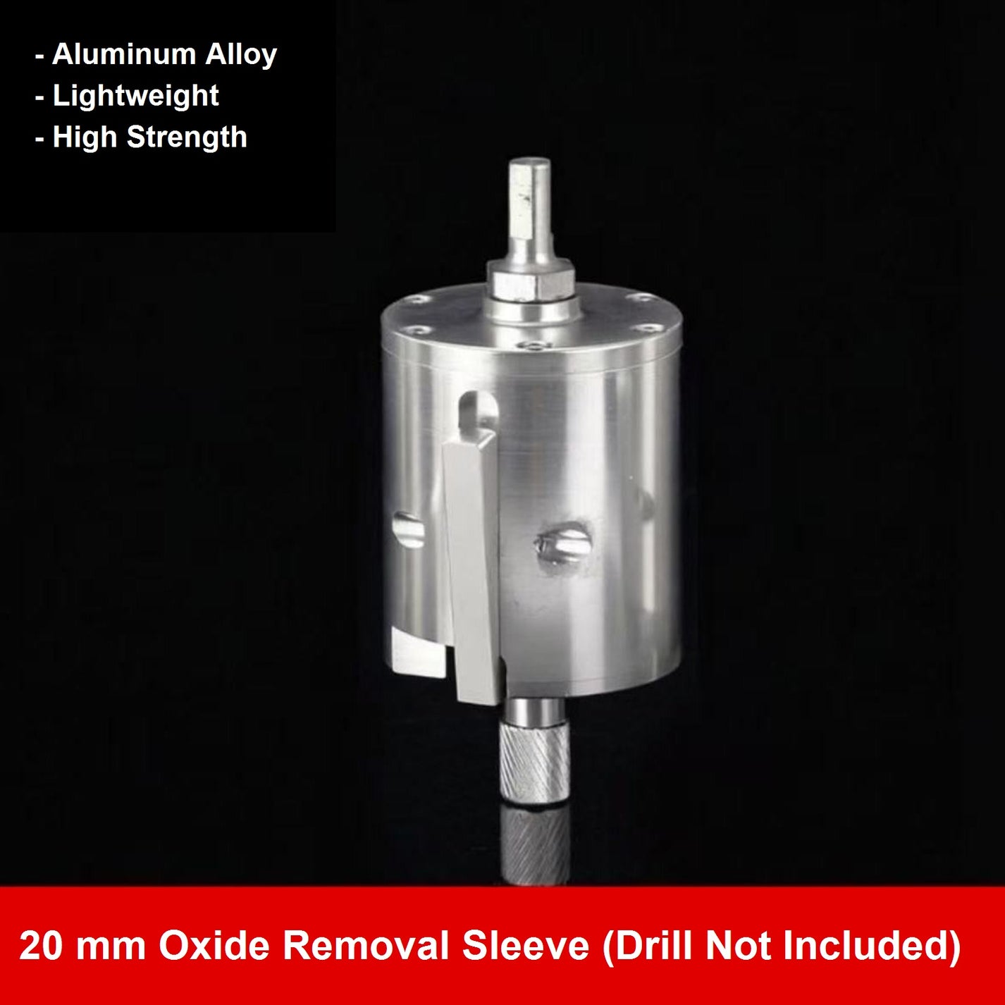 20 mm PE pipe oxide removal sleeve scraper option
