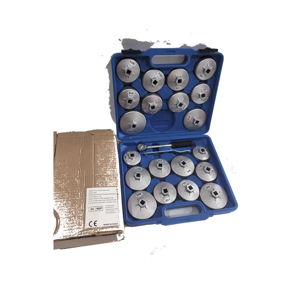 23-Piece 1/2 in Drive Aluminum Oil Filter Cap Wrench Set product image 5