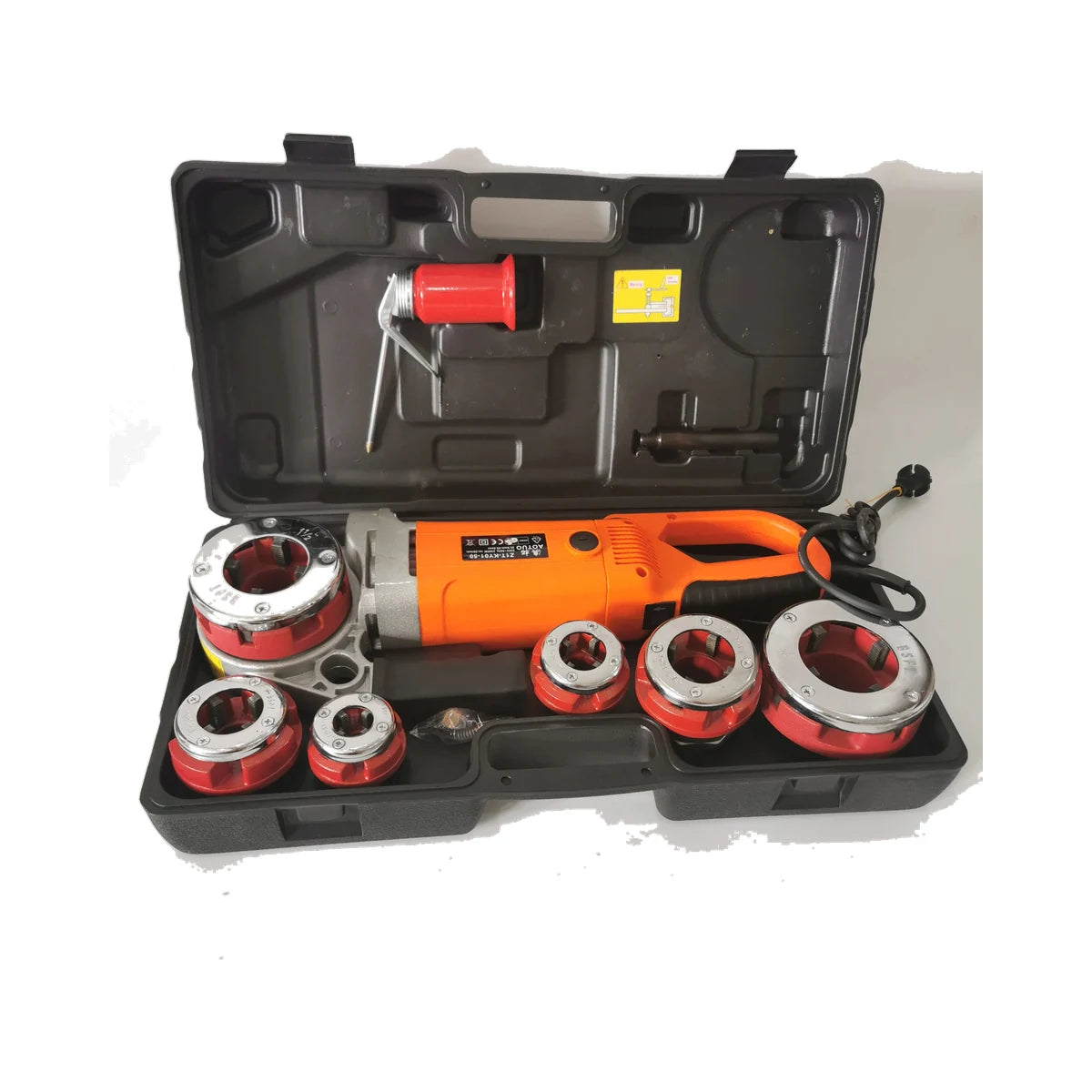 2300W Handheld Electric Pipe Threader with 6 Dies, 1/2 to 2 in product detail image 2
