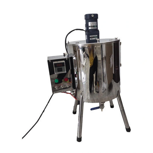 YK-30L 30L heated paste and liquid filling machine with stainless steel tank