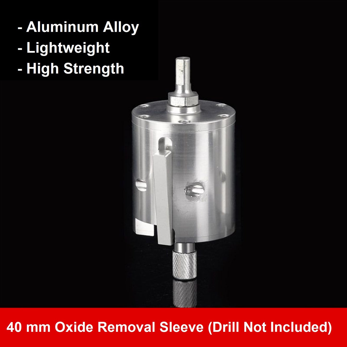 40 mm PE pipe oxide removal sleeve scraper option