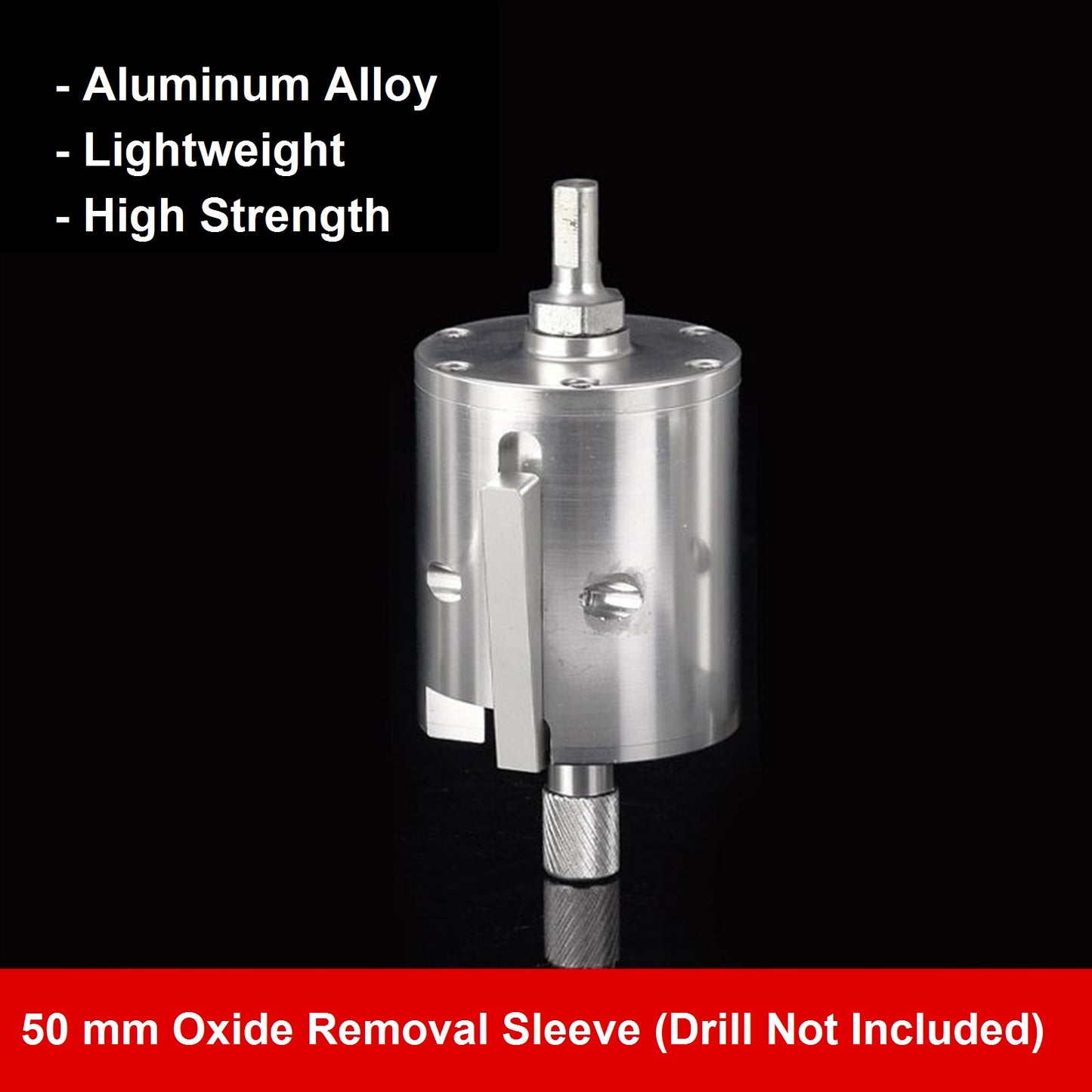 50 mm PE pipe oxide removal sleeve scraper option