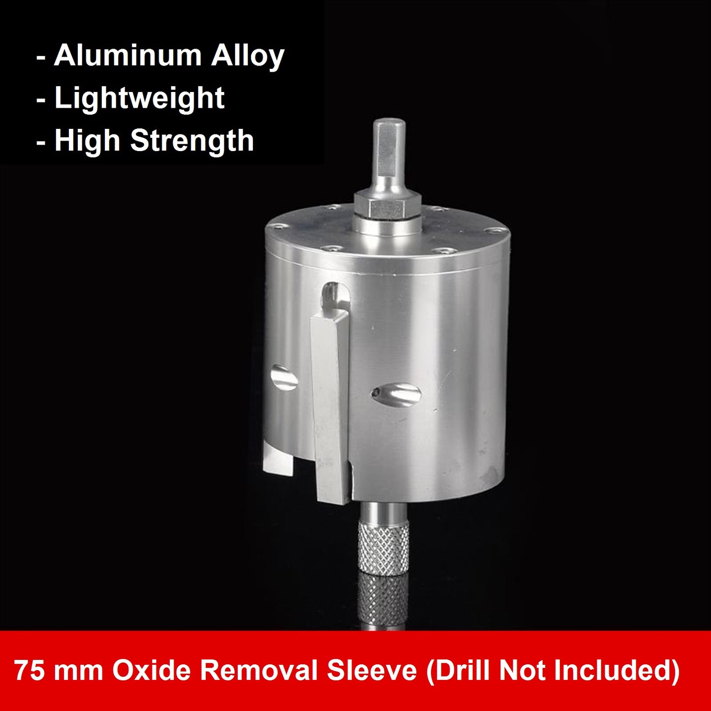 75 mm PE pipe oxide removal sleeve scraper option