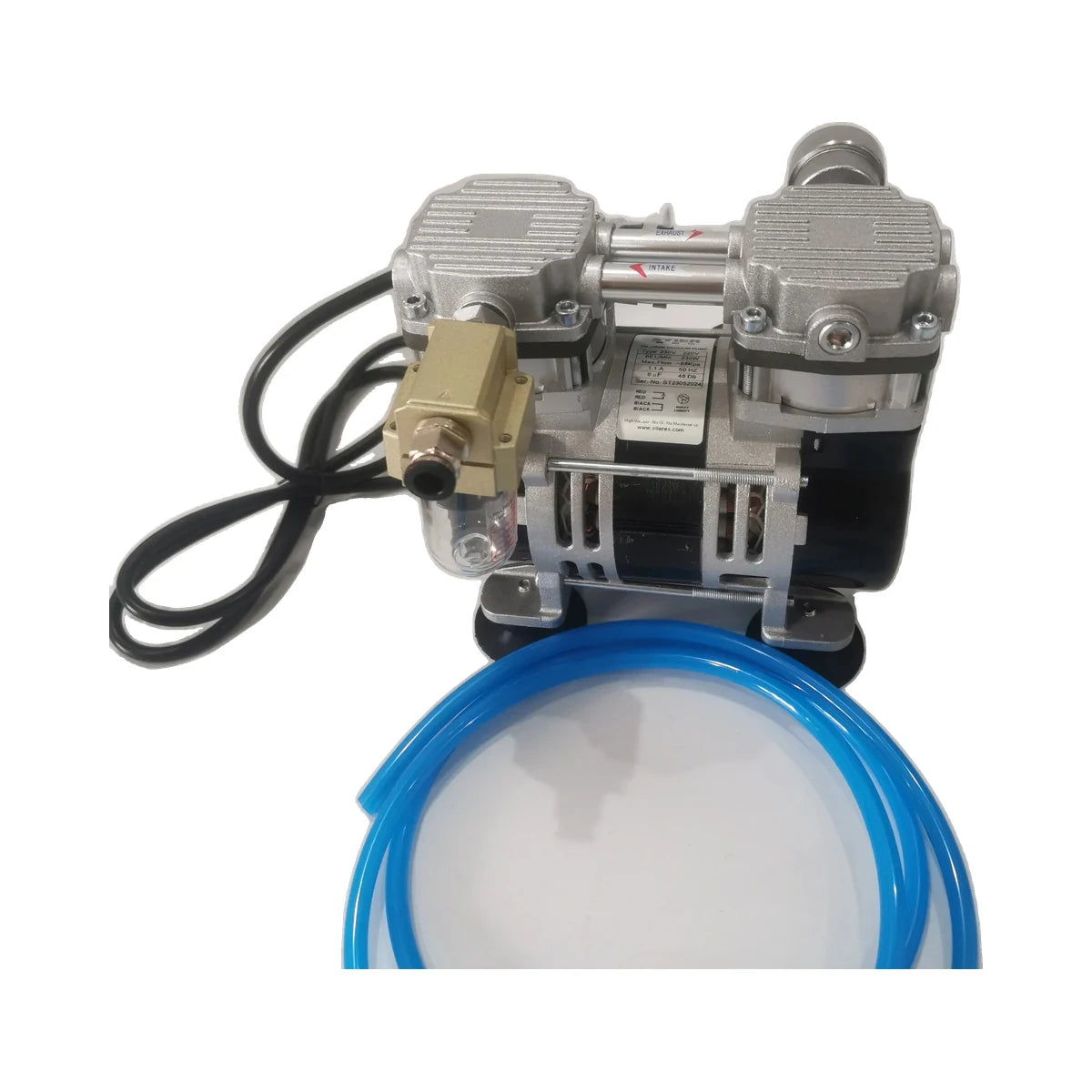 Oil-Free Silent Vacuum Pump 65 L/min High Flow -88 kPa Suction ≤54