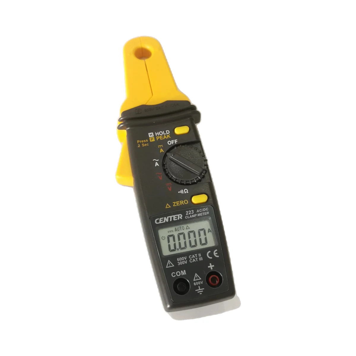 CENTER 223 Mini AC/DC Clamp Meter 100A 600V Digital Multimeter High-Resolution Auto-Range product image 5