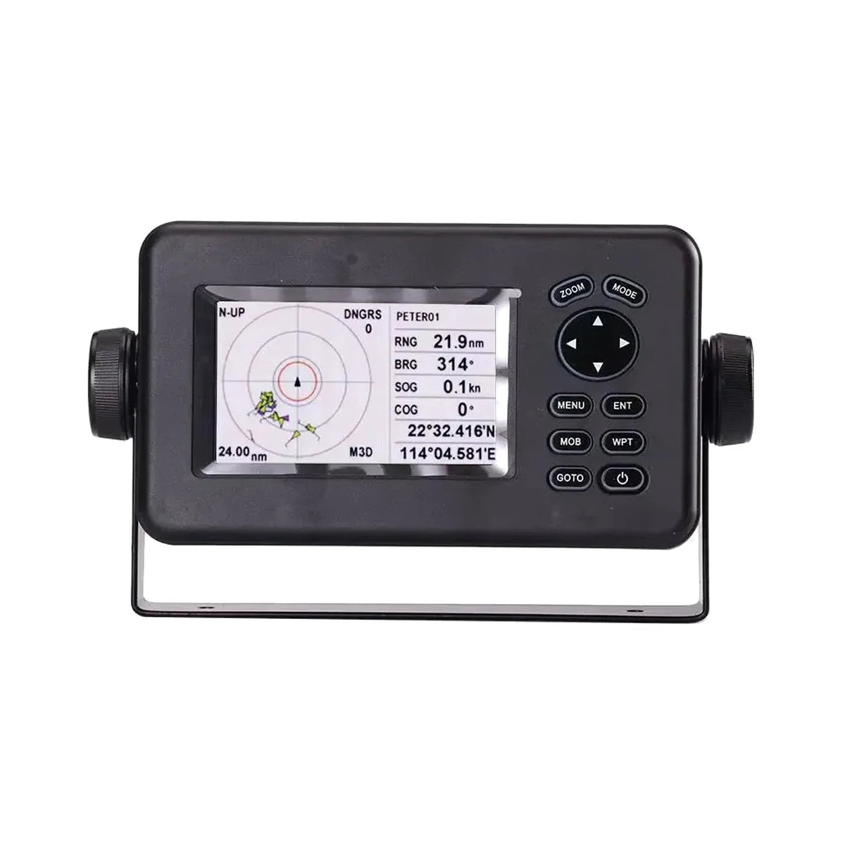 HP-528A Class B AIS GPS Chart Plotter 4.3-Inch Color LCD Marine Navigator for Boat and Ship product image 4