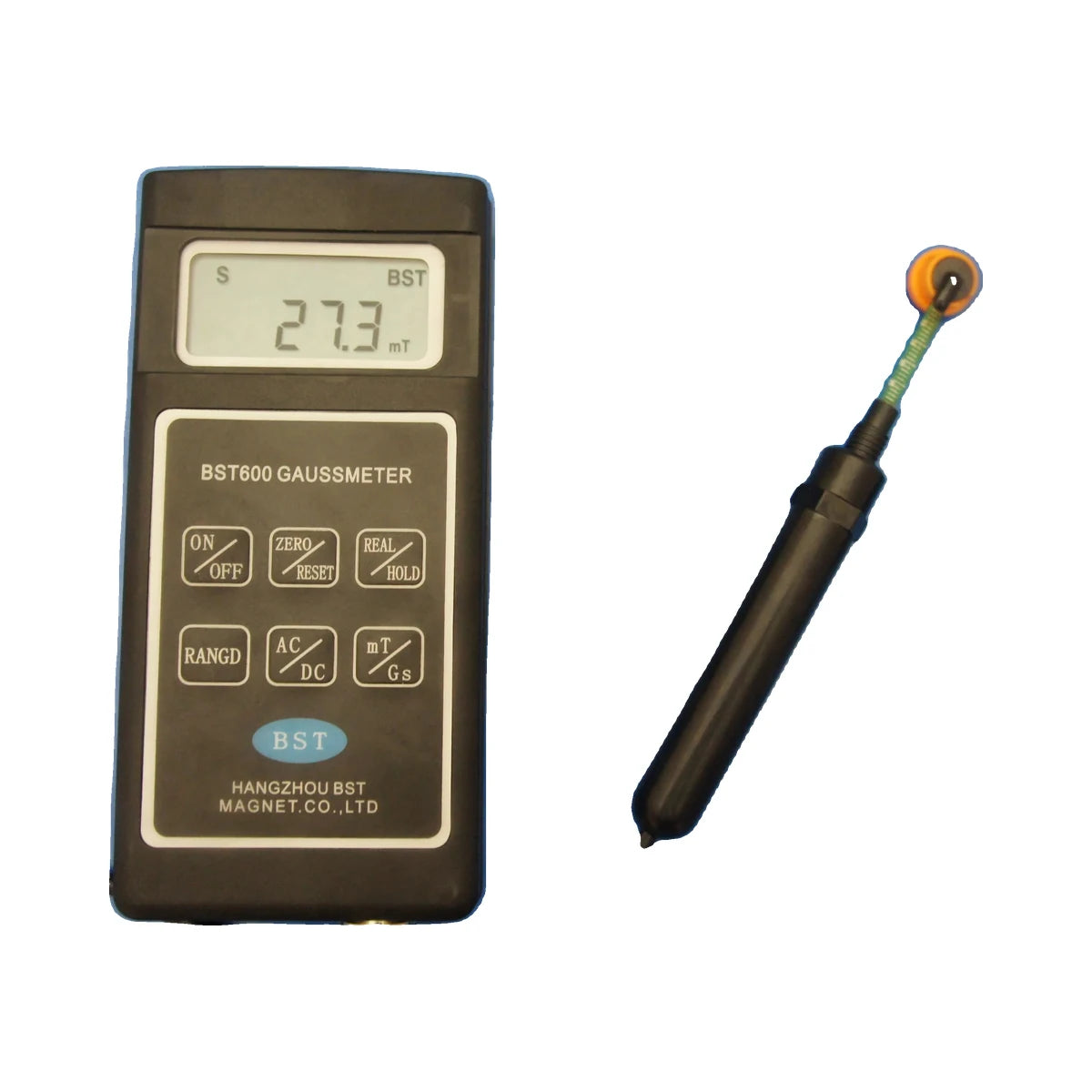BST600 Digital Gaussmeter Teslameter | AC/DC Magnetic Field Tester