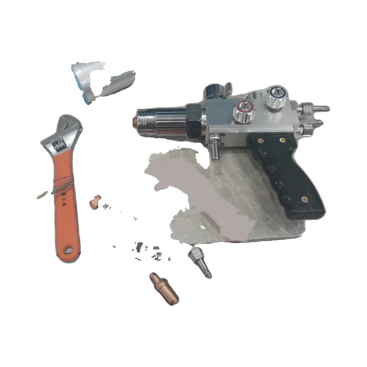 Metal Powder Spray Welding Torch | Oxygen + Acetylene / Propane Flame Welding Gun for Metal product image 2