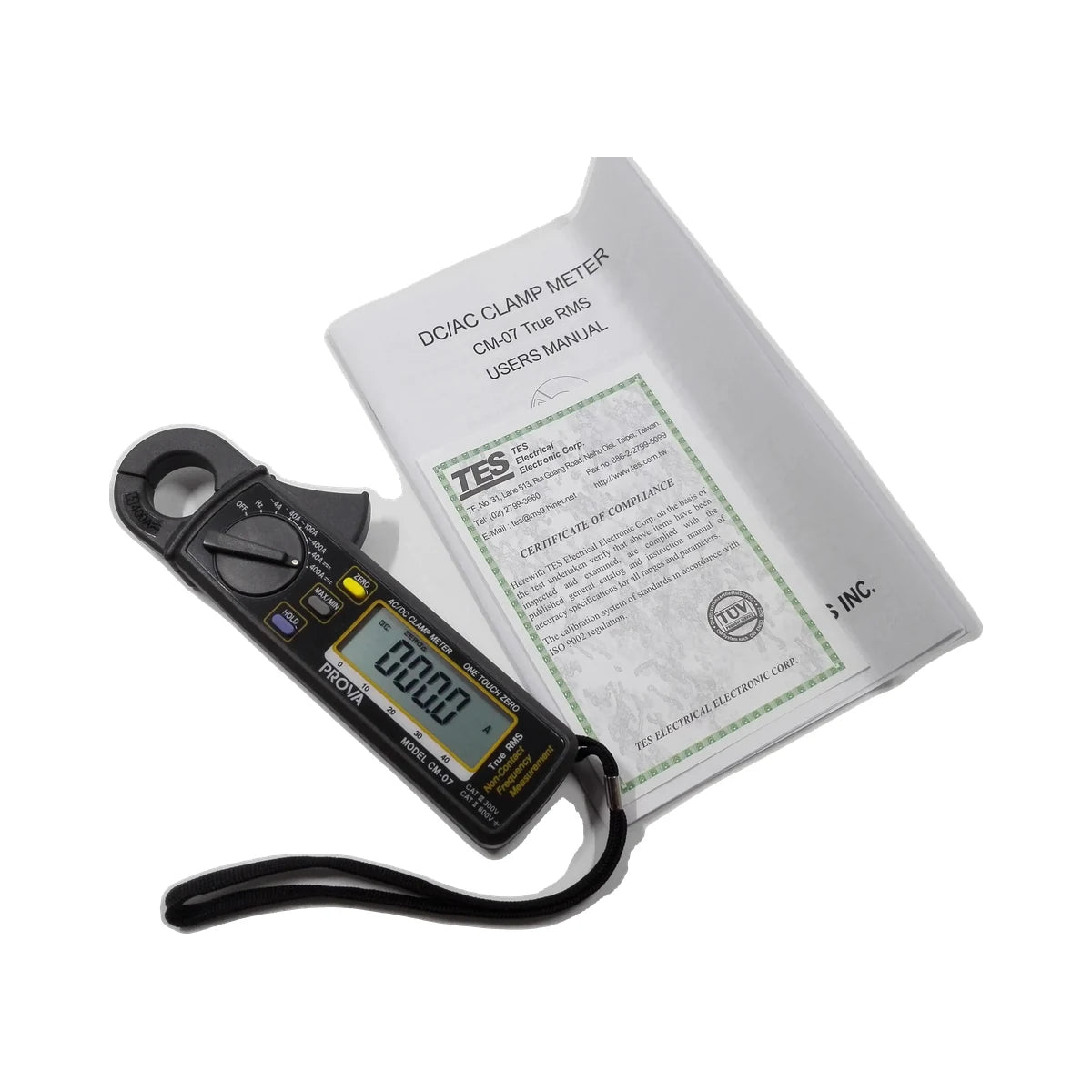 PROVA CM-07 TRMS DC/AC Digital Clamp Meter Resolution DC 10mA AC 1mA product image 2