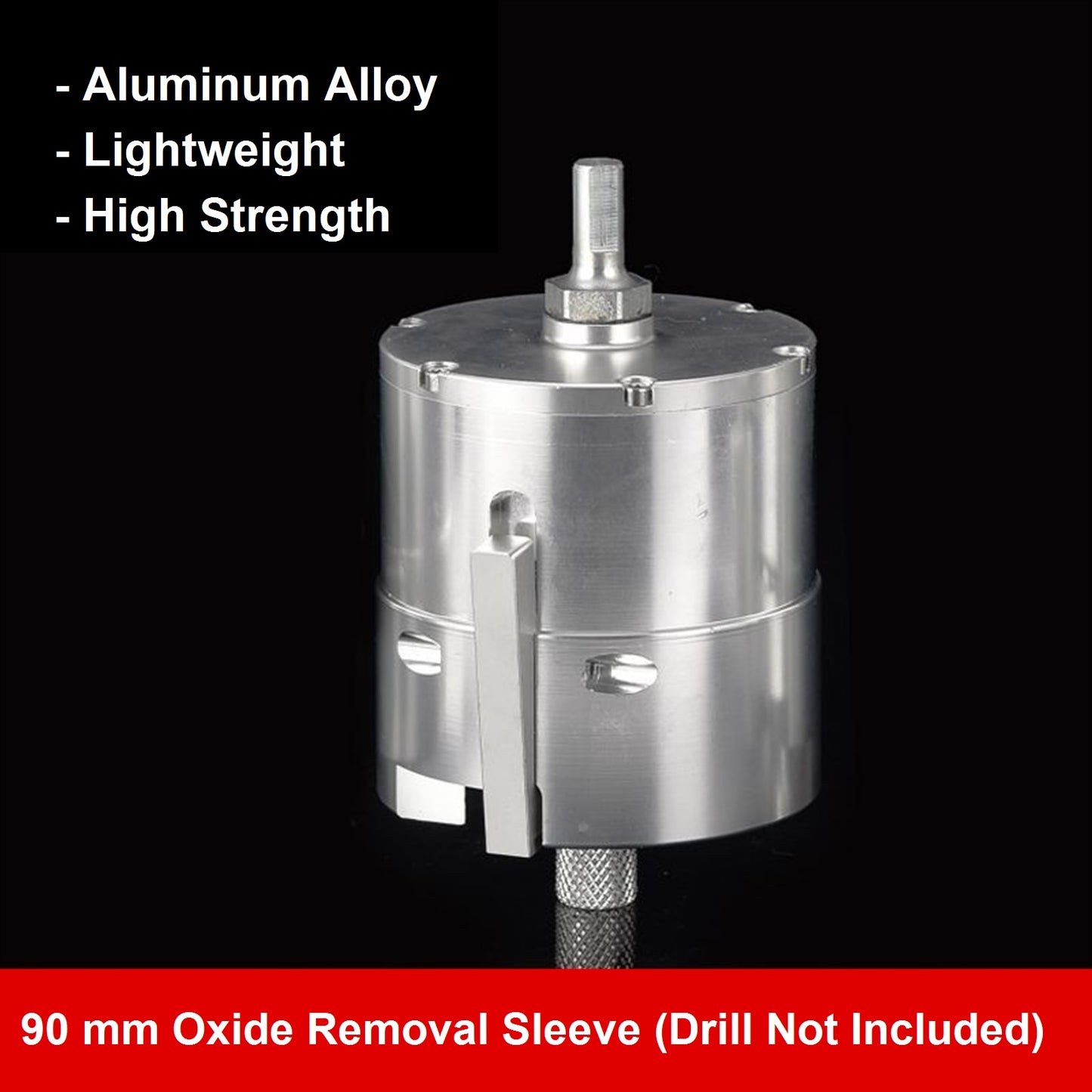 90 mm PE pipe oxide removal sleeve scraper option