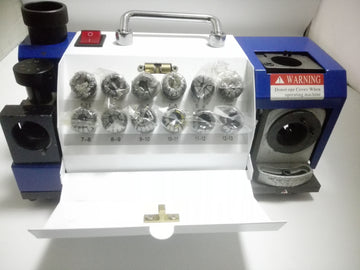 2–13mm ER20 drill bit grinder with CBN and SDC collet set