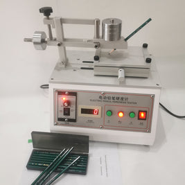 Electric pencil hardness tester with 6B-6H pencil set and weight set