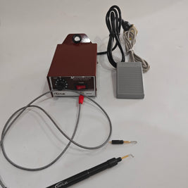 MasterTouch wax designer control unit connected to handpiece and foot pedal