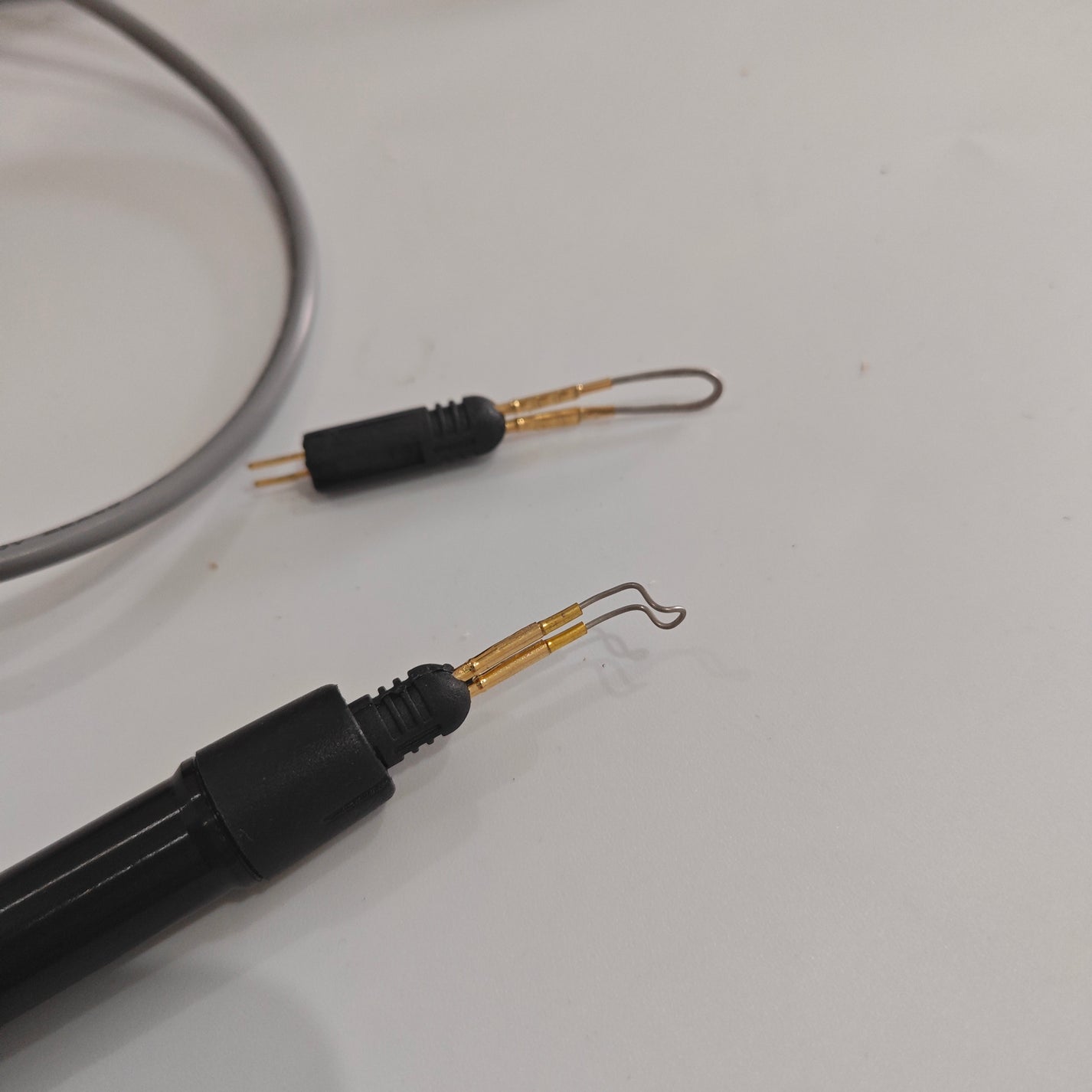 Jewelry wax welder handpiece tip for wax model detail work
