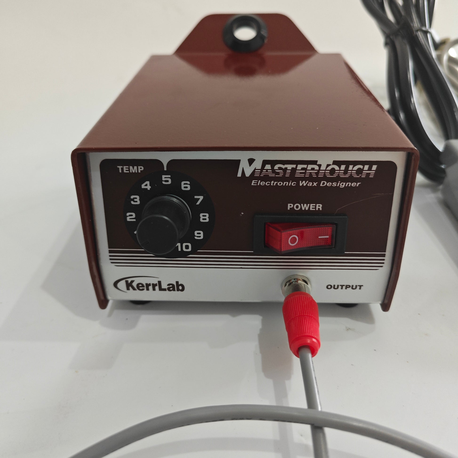 MasterTouch Electronic Wax Designer front panel with temperature dial and power switch