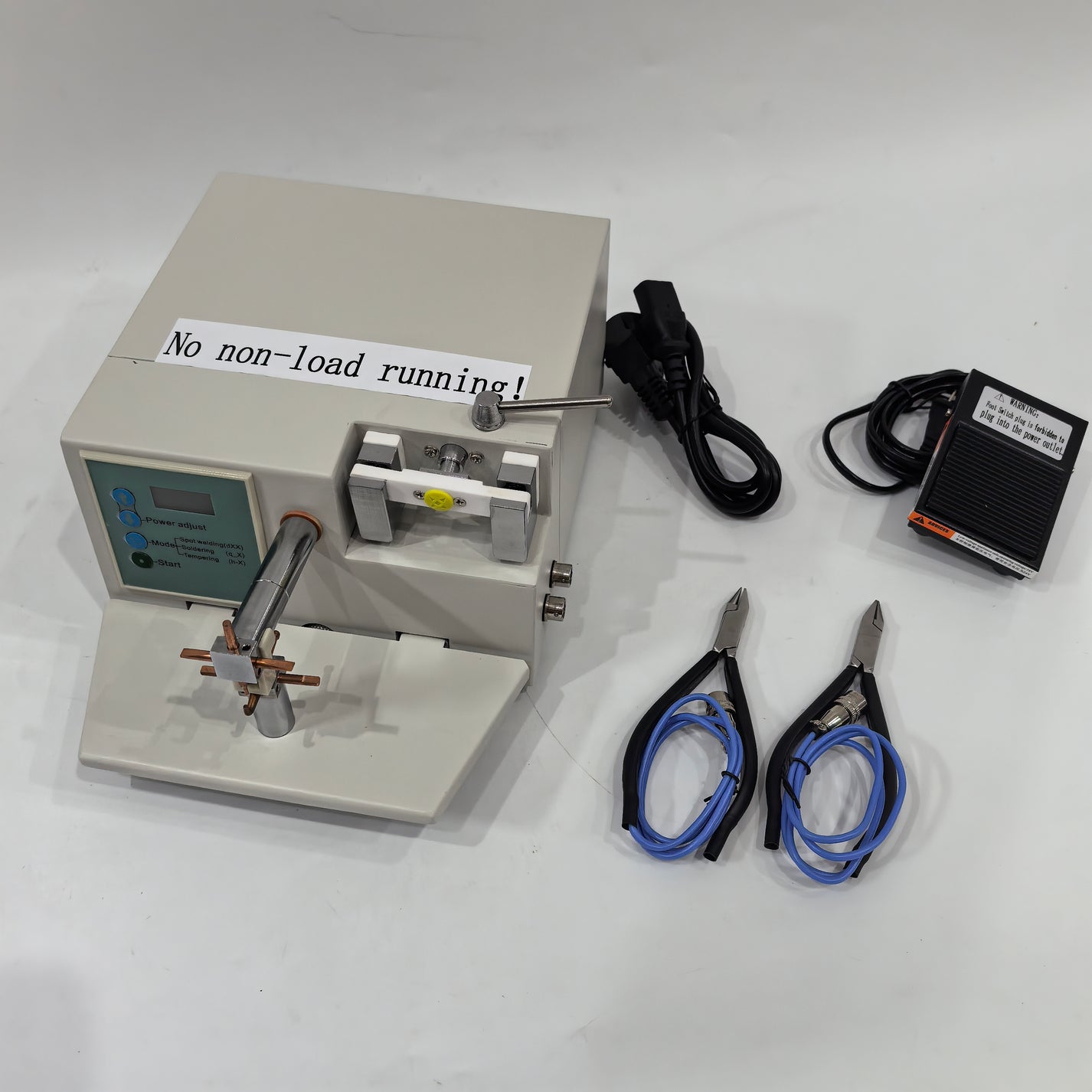 HL-WD III dental spot welder with power cord foot switch and function clamps