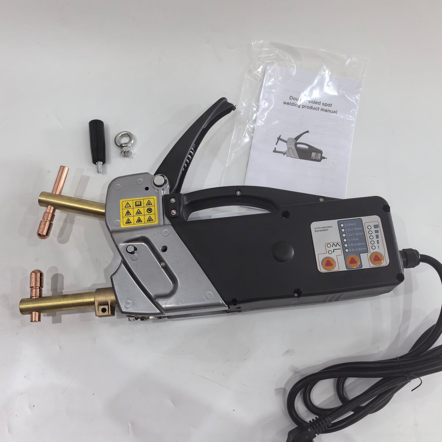 Sheet metal spot welder workshop photo