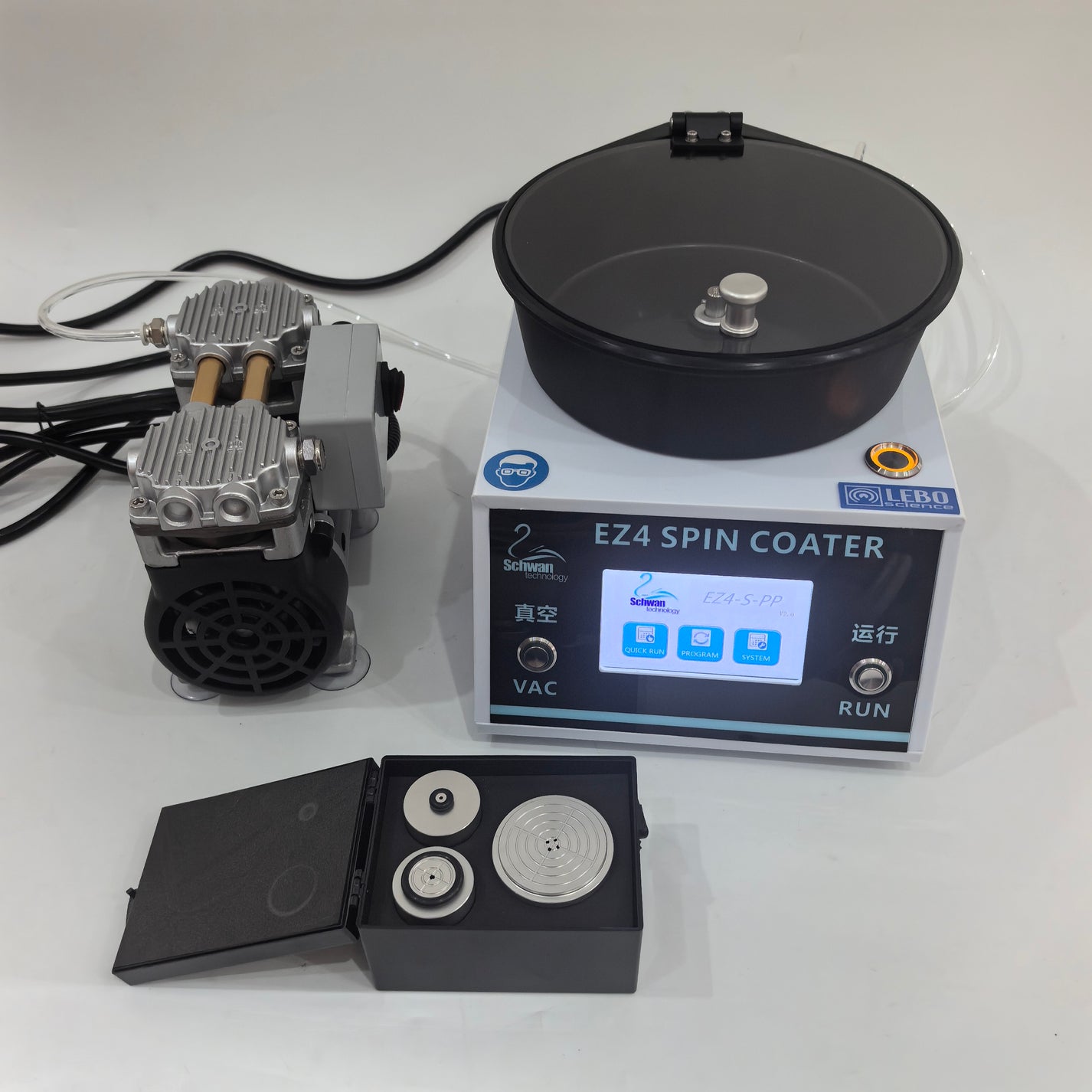 EZ4 SC4 benchtop vacuum spin coater touch screen main image