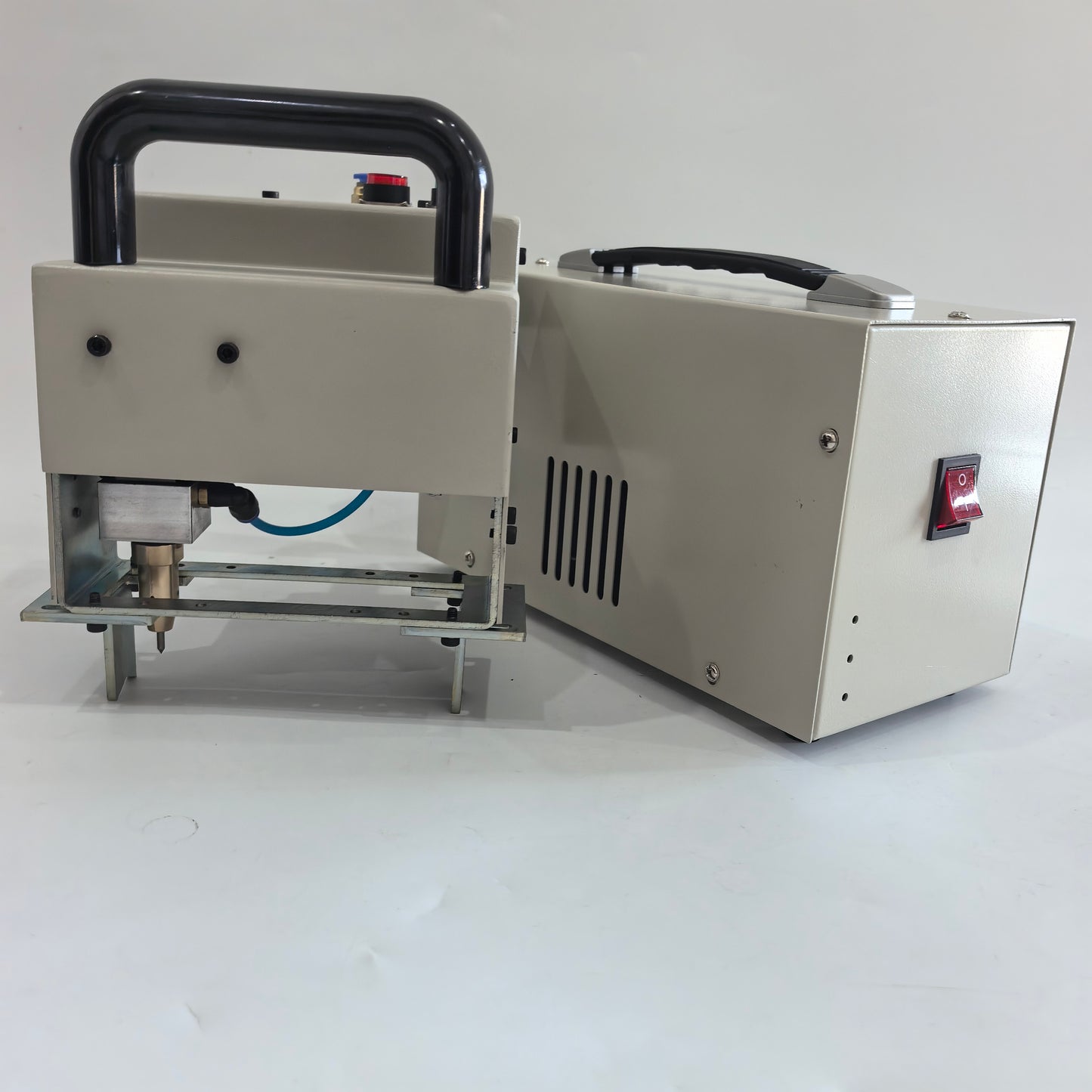 Pneumatic and electric dot peen marking machine components for metal marking