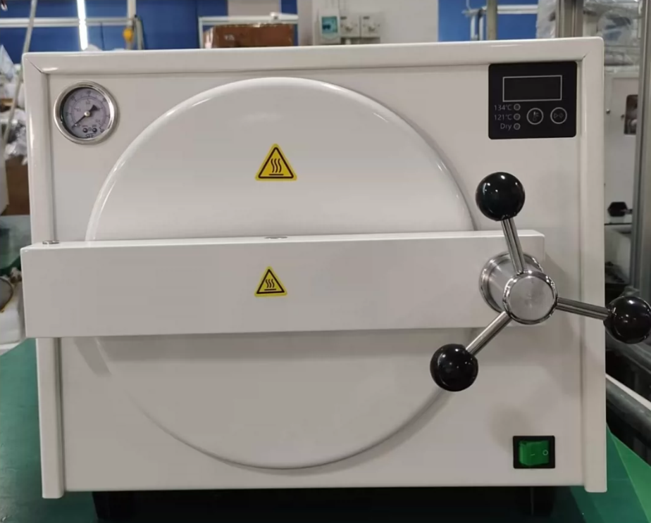 18L/23L Dental Salon Steam Autoclave Sterilizer, LCD Display Stainless Steel Chamber, Auto Drain, Optional Drying for Nail Lab Tools
