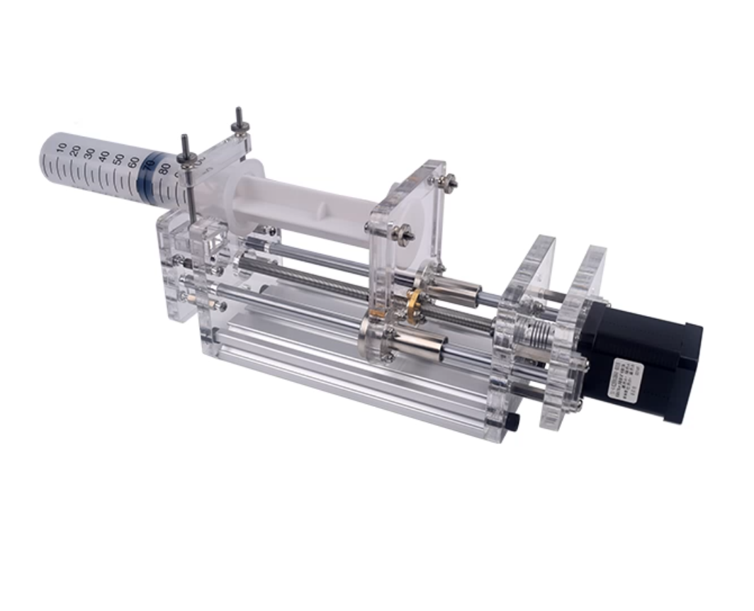 QHZS-001A syringe pump drive assembly with 100 mL syringe