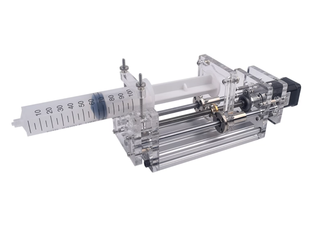 QHZS-001A laboratory syringe pump side view