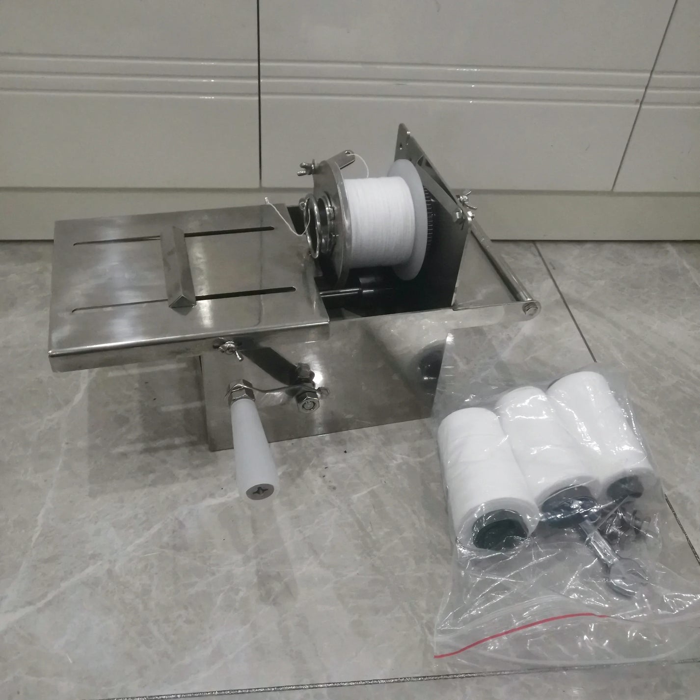 Manual Sausage Linker | Hand Rolling Salami Sausage Tying Machine