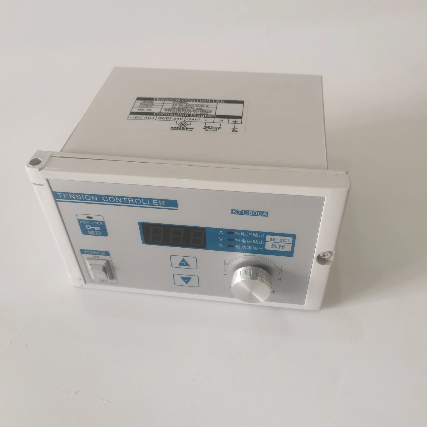 KTC800A tension controller for magnetic powder brake and clutch web tension control