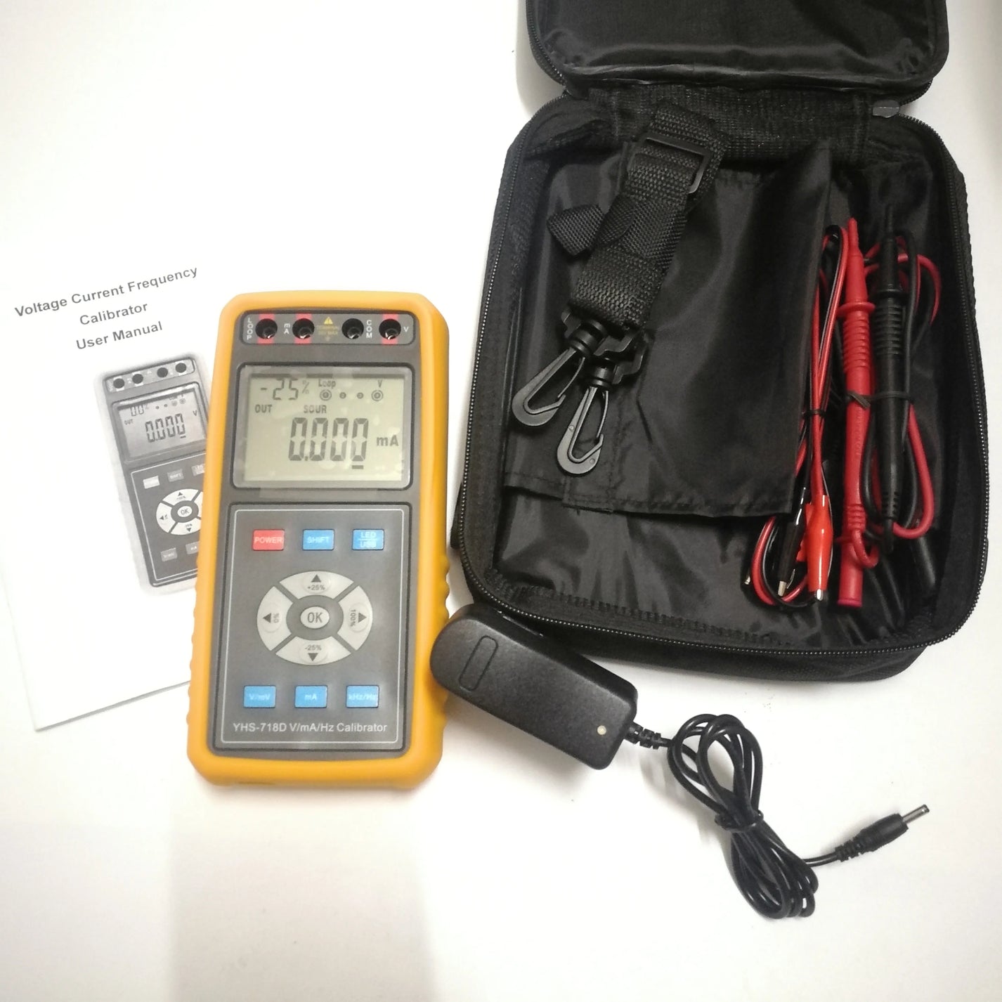 YHS-718D YH Loop Volt and mA Hz Signal Source Process Calibrator
