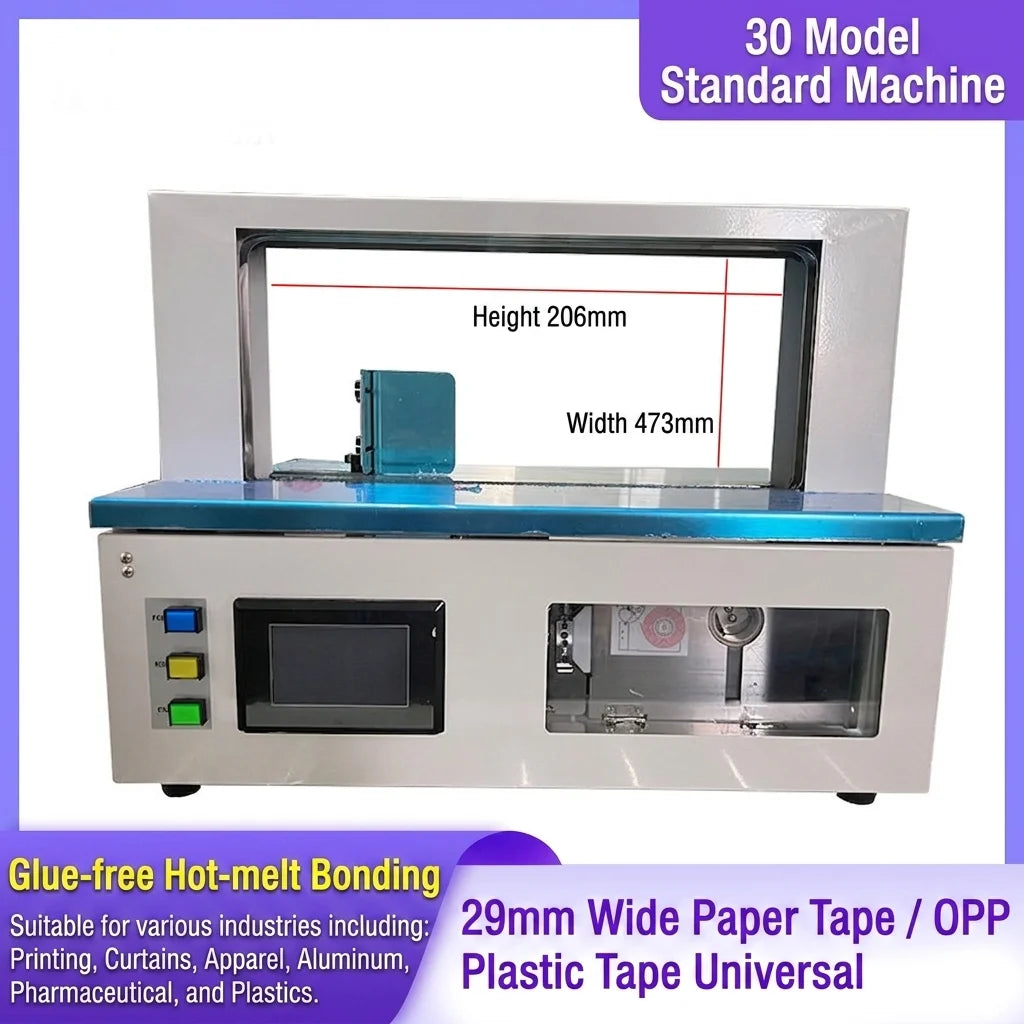 Automatic OPP Tape & Paper Banding Machine Dual-use Vegetable Food Strapping Machine product image 5