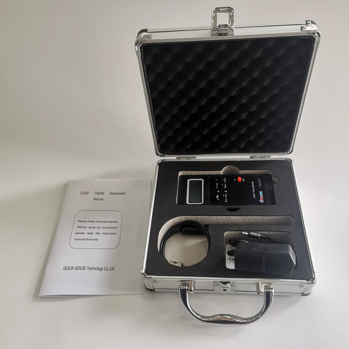 SJ200 Digital Gauss Meter | Handheld Magnetic Field Teslameter Tesla Tester 0~200mT / 2000mT product image 2
