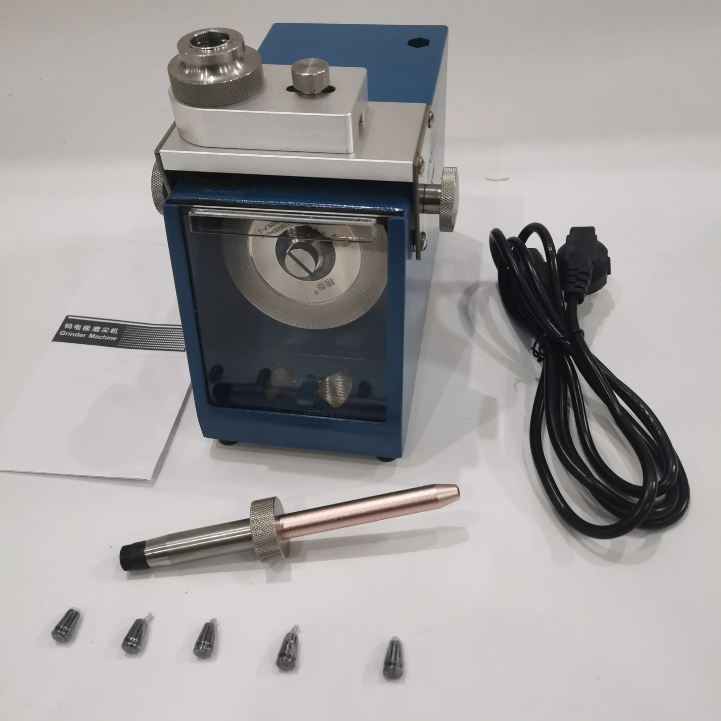TIG Welder Tungsten Electrode Sharpener Grinder | 0–60° Angle Adjustable Grinding Machine product detail image 2